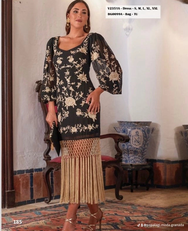 Vestido Flecos Yediss