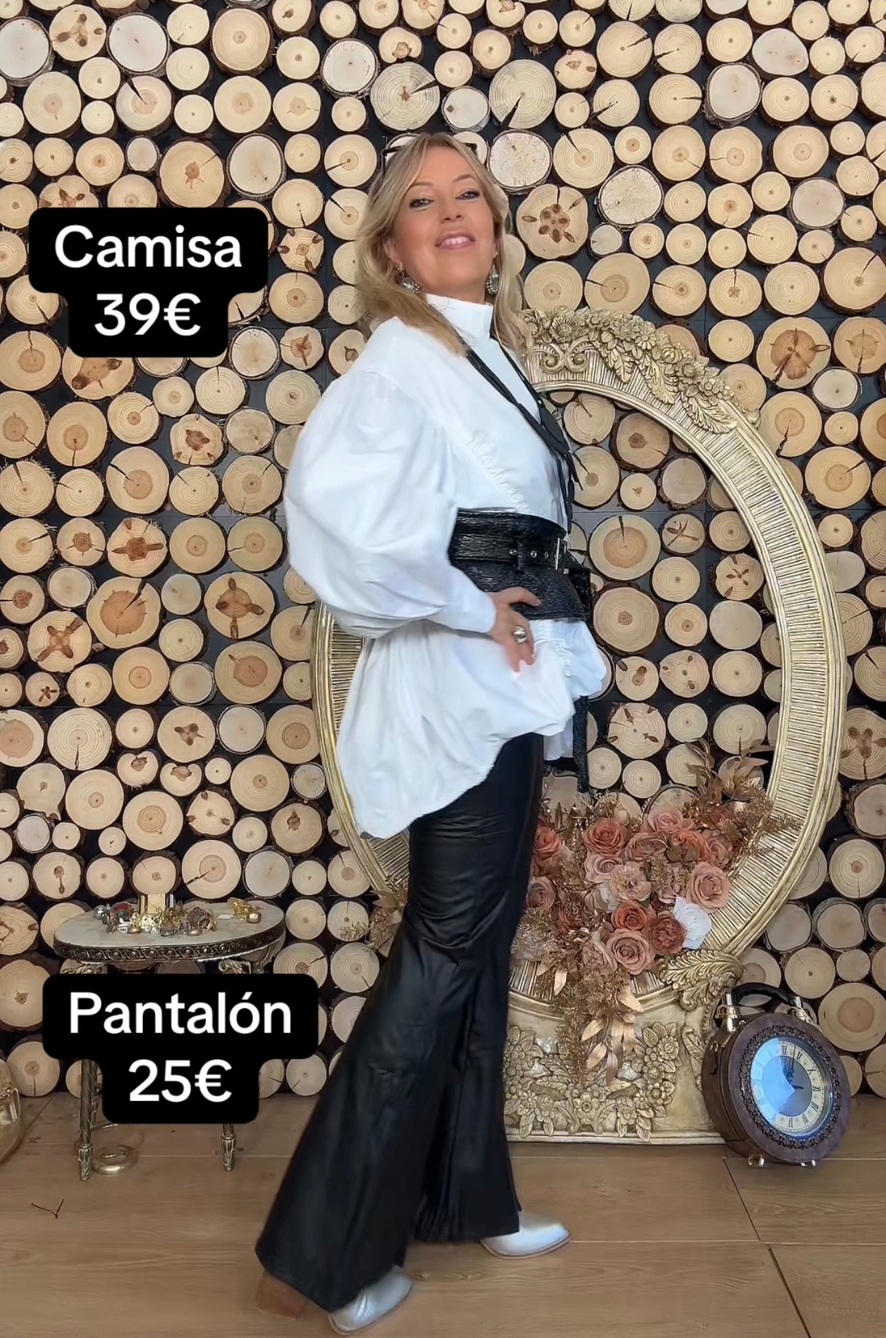 Camisa Vestido Fruncida