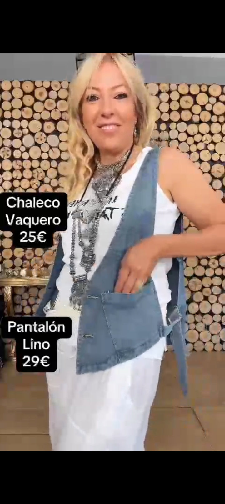 Chaleco Denim
