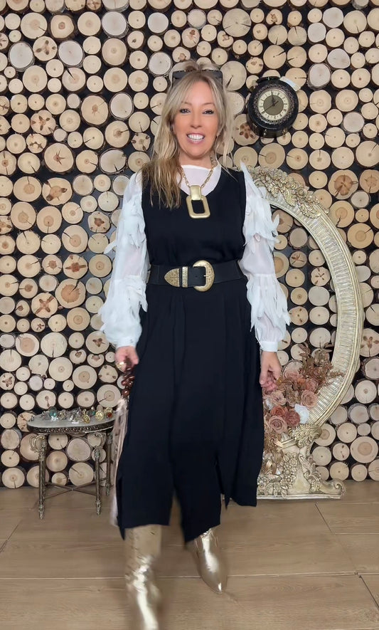 Vestido pliegg
