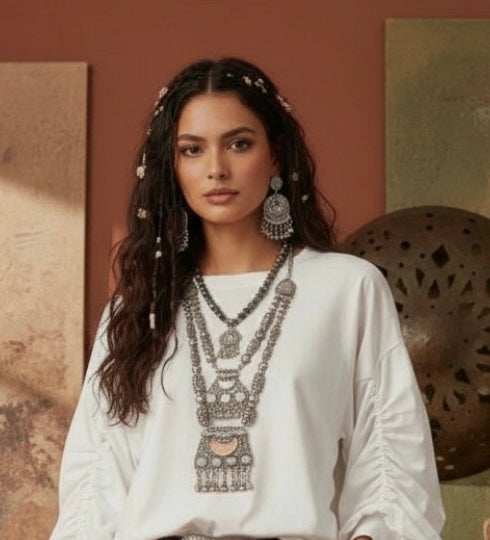 Set Collar triple y pendientes