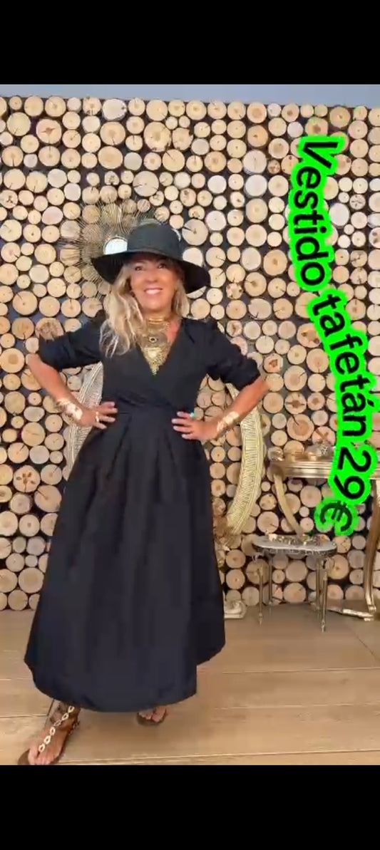 Vestido Tafetán